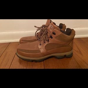 Brown upper leather men’s shoe/boot